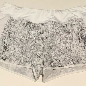 MTA Sport White and Gray Athletic Shorts